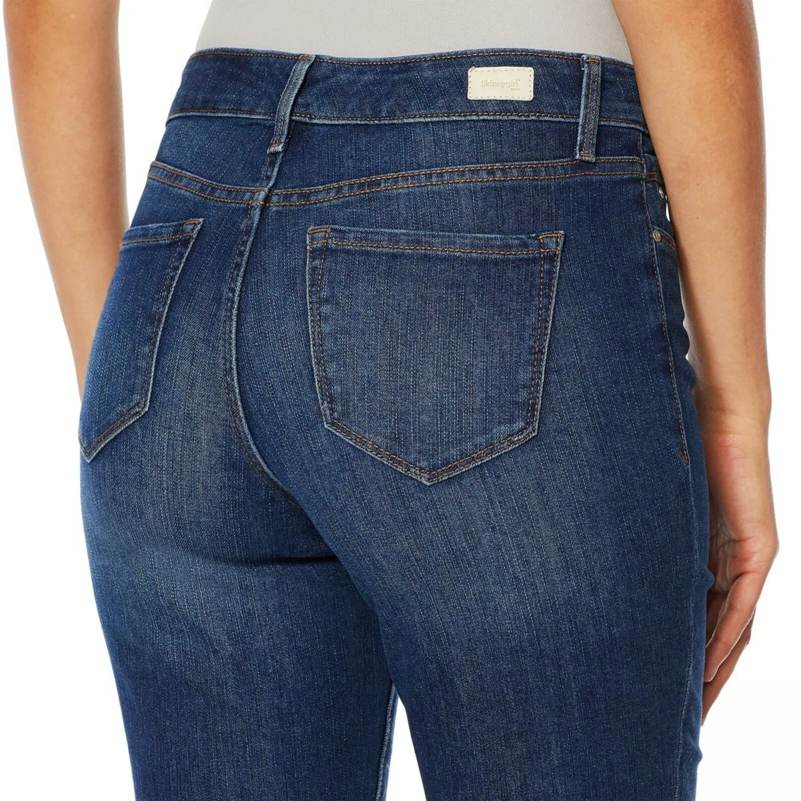 Skinnygirl Women's Mid Rise Cuffed Skimmer Shorts