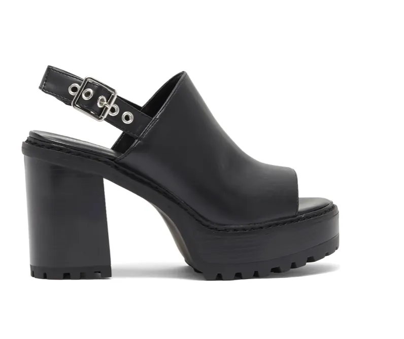 Slingback Chunky Block Heel