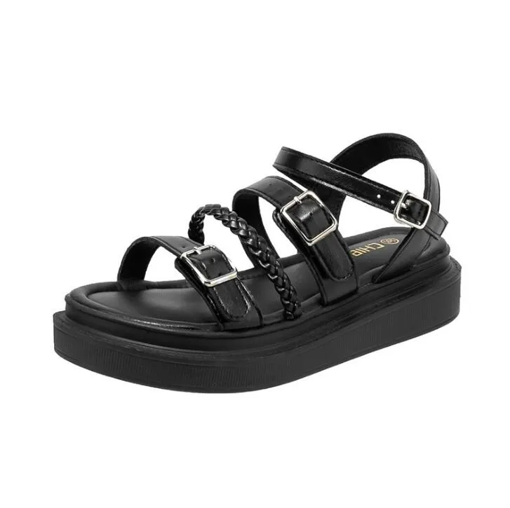 Small Feet Flat Wedge Heel Strappy Sandals GS364