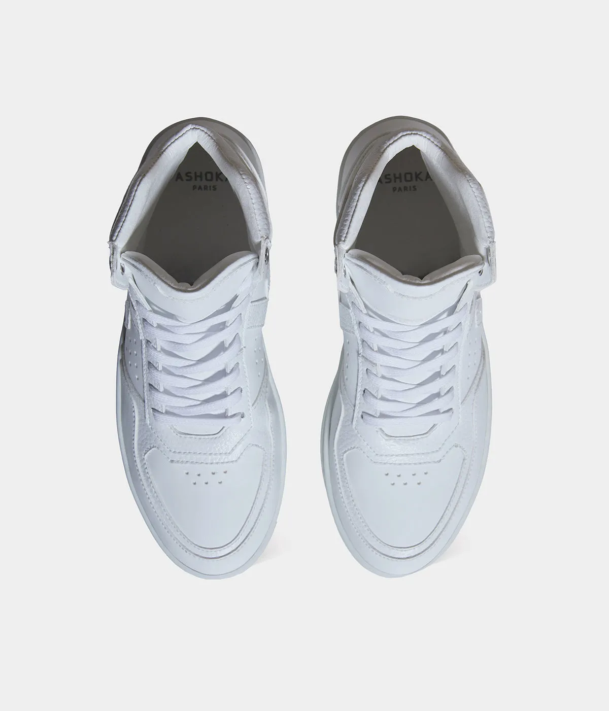 Sneaker Matéo Montante Biosourcée & Recyclée Blanche