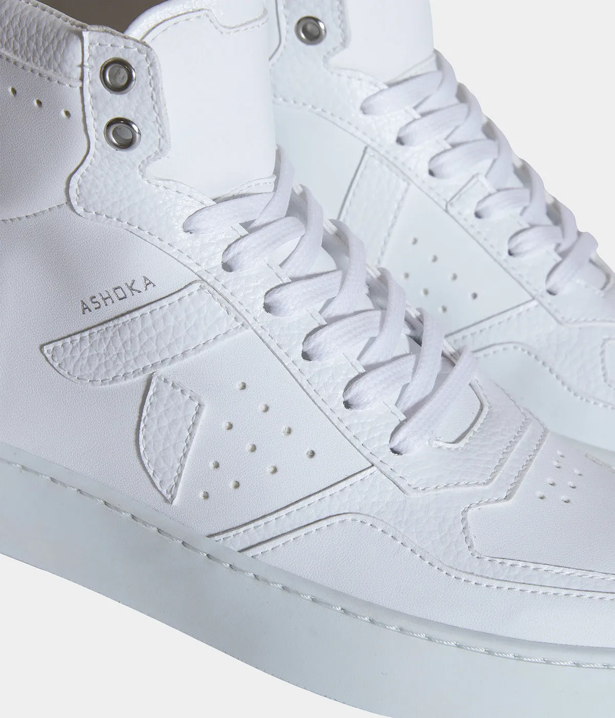 Sneaker Matéo Montante Biosourcée & Recyclée Blanche