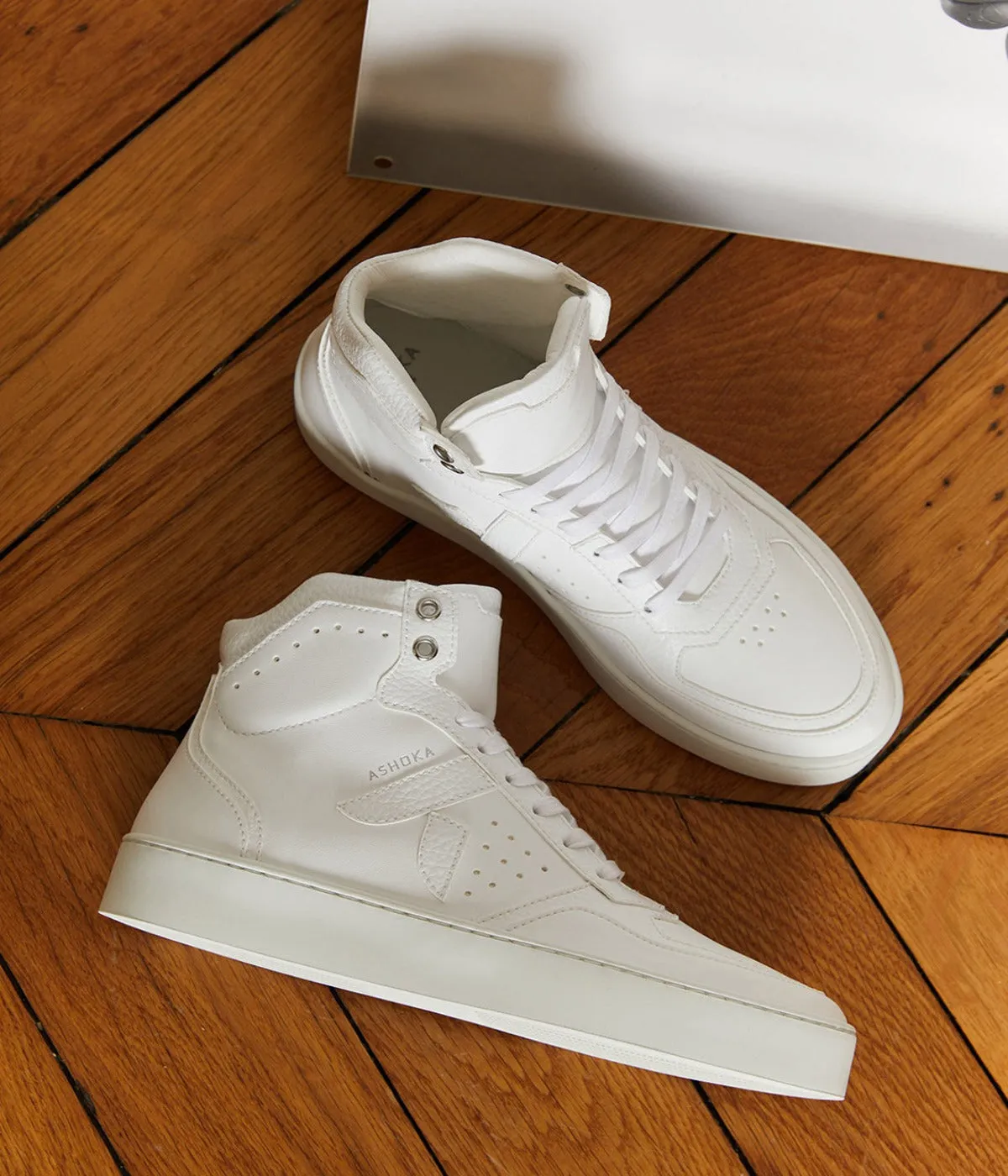 Sneaker Matéo Montante Biosourcée & Recyclée Blanche