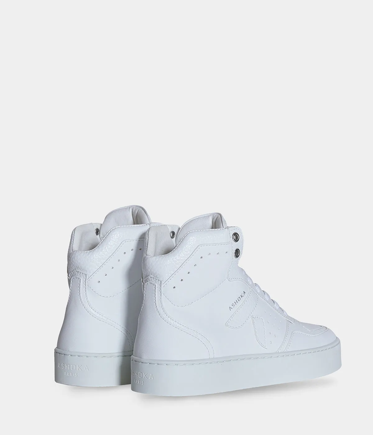 Sneaker Matéo Montante Biosourcée & Recyclée Blanche