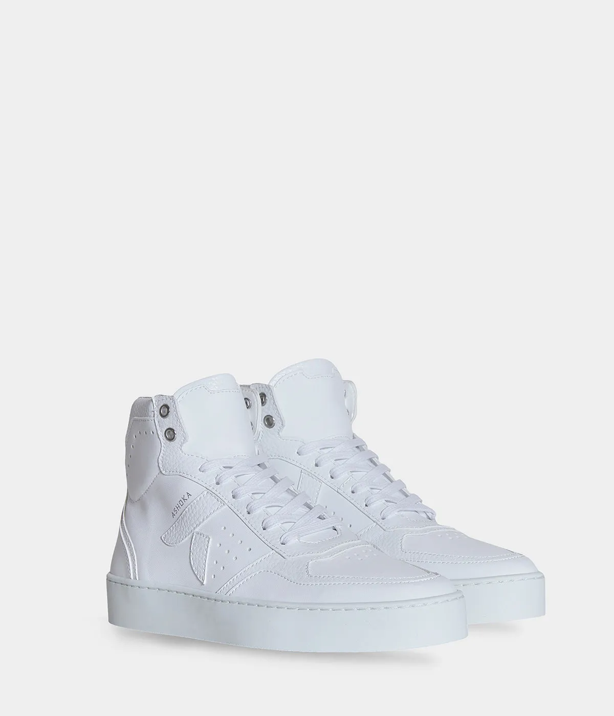 Sneaker Matéo Montante Biosourcée & Recyclée Blanche