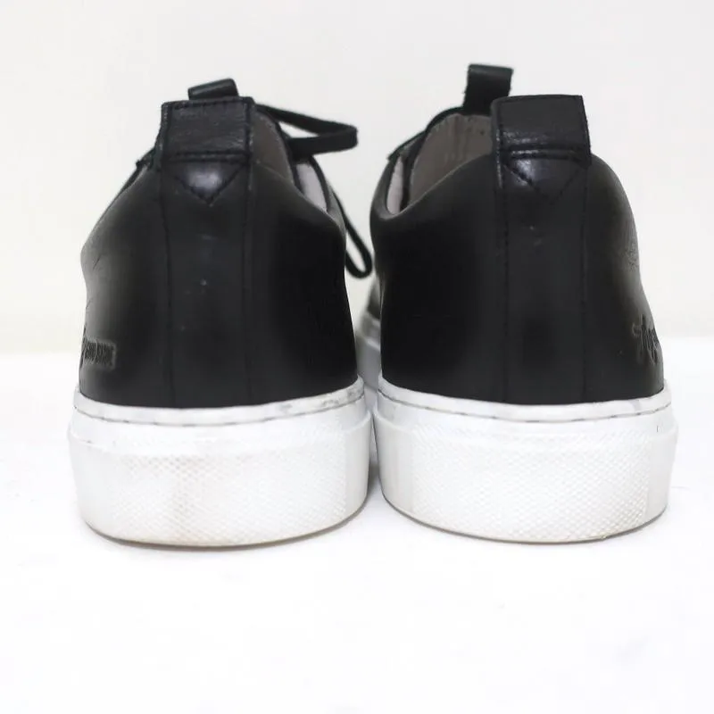 Sneakers by Grenson Low Top Sneakers Black Leather Size 8