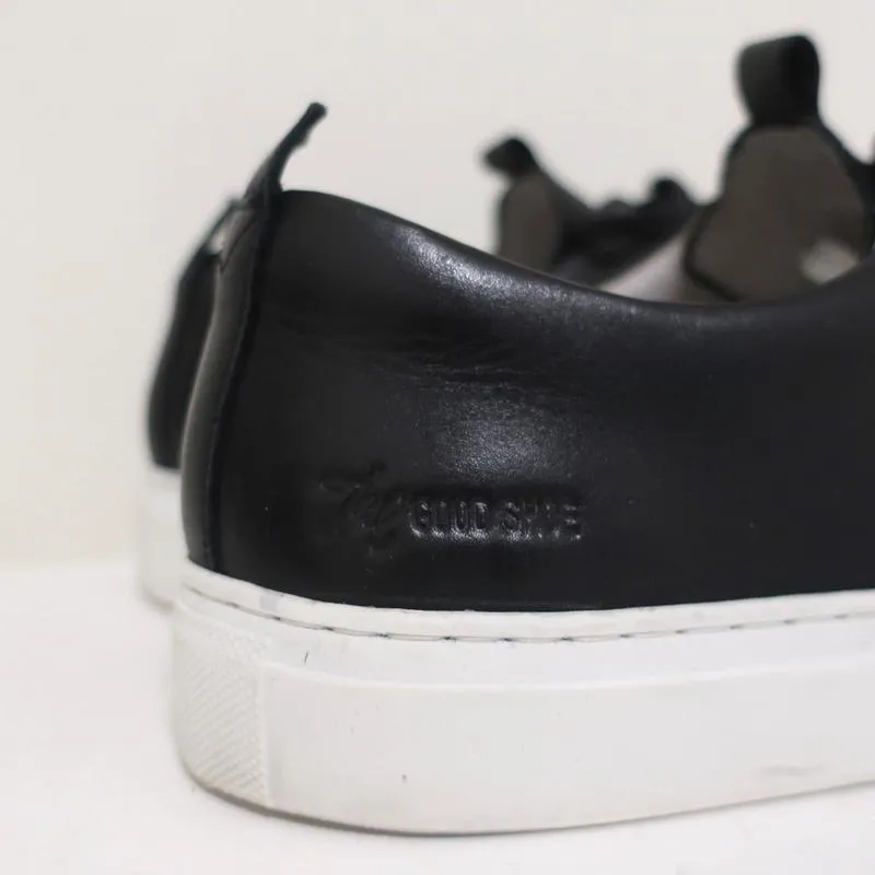Sneakers by Grenson Low Top Sneakers Black Leather Size 8