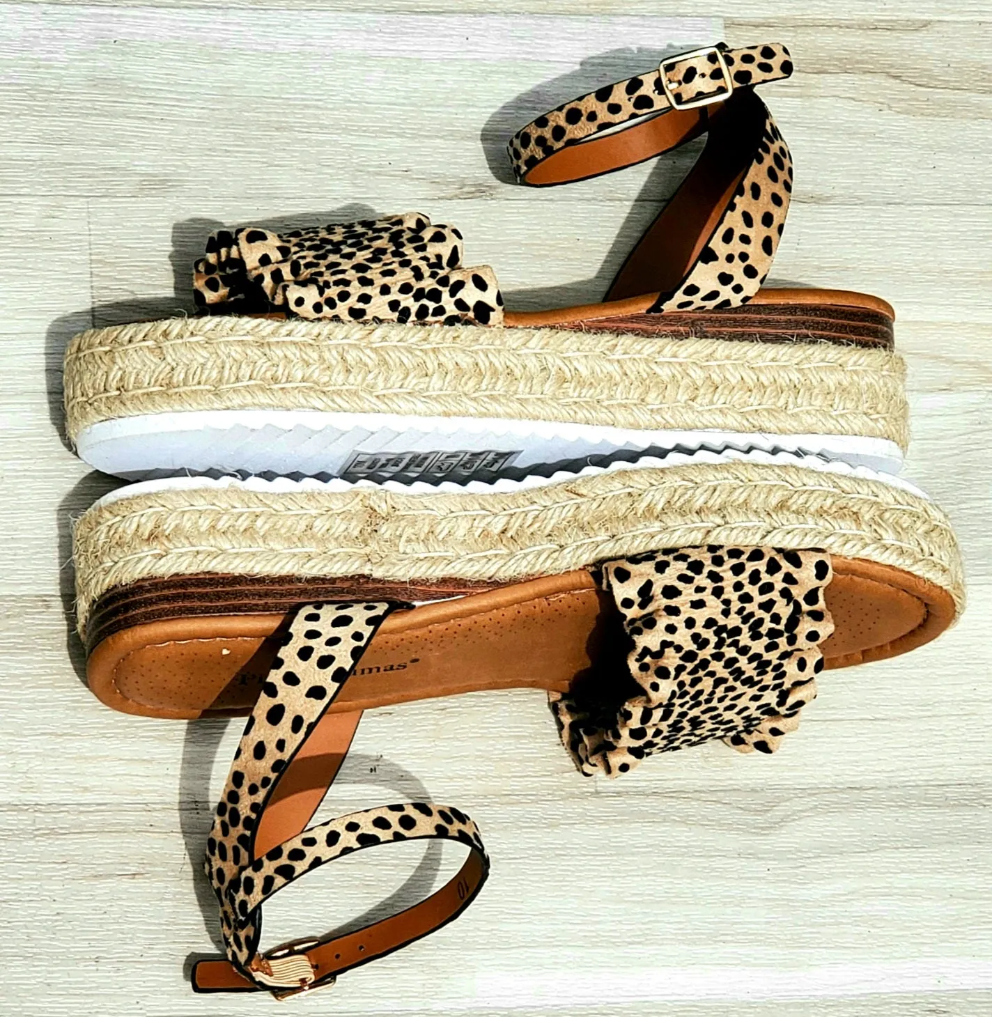 SPECKLED Sandal Flat Wedges