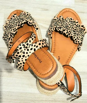 SPECKLED Sandal Flat Wedges