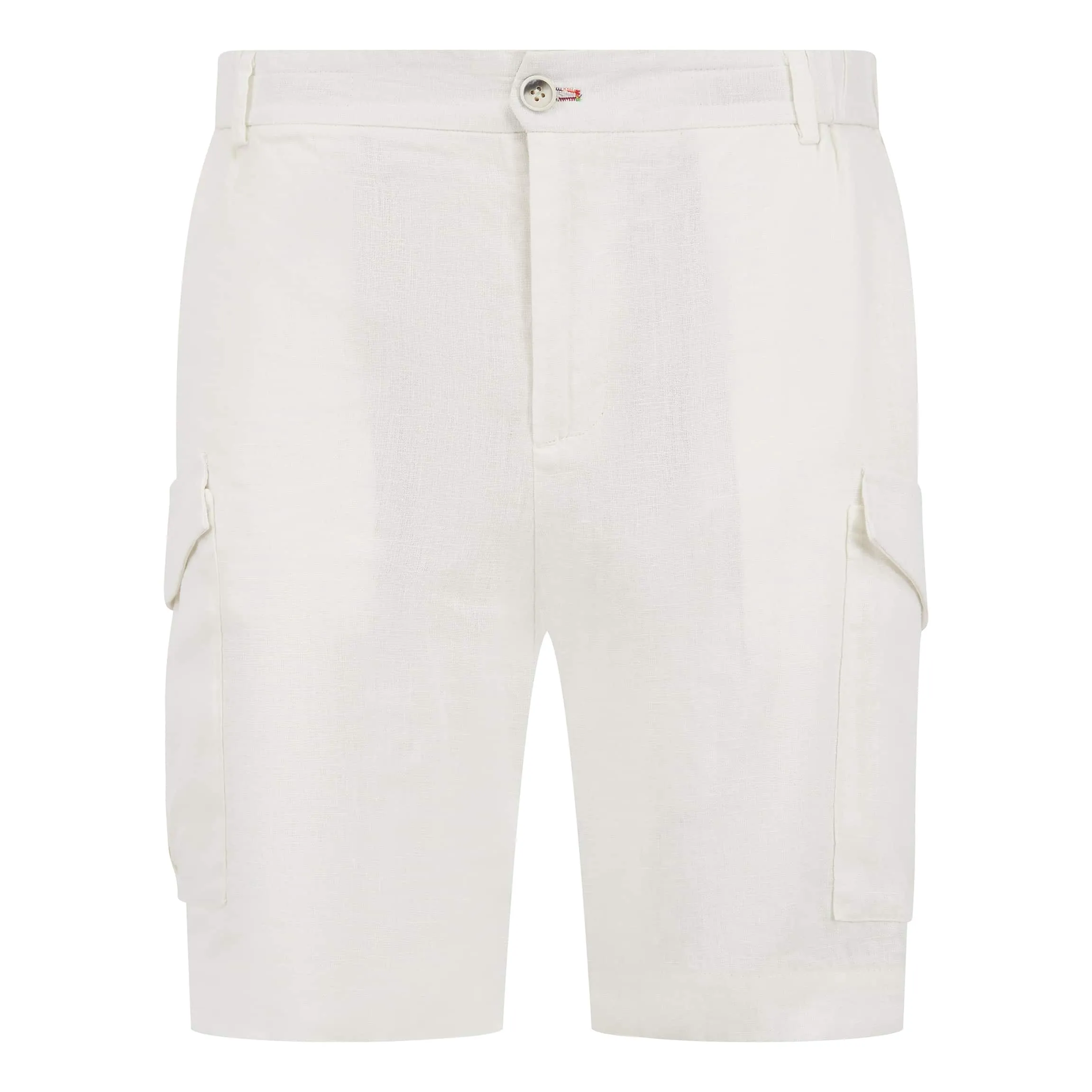 SSEINSE CARGO LINEN SHORTS