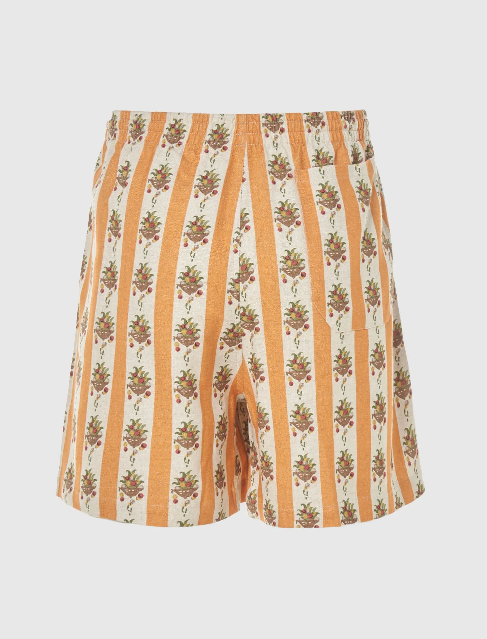 STRIPED FRUIT BOWL SHORTS