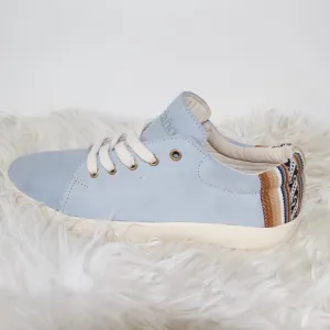 Suede low top Sky Blue