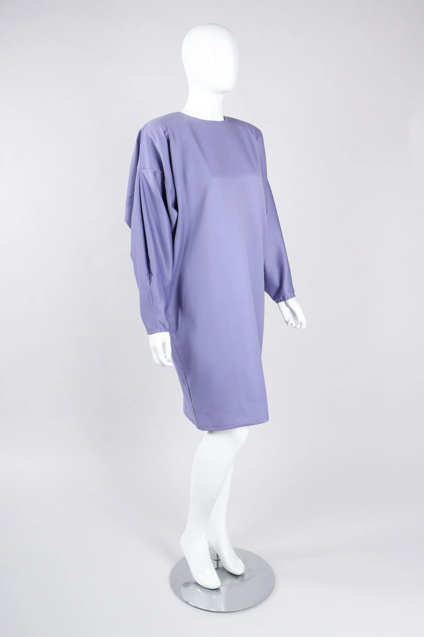 Tapered Silk Shift Dress
