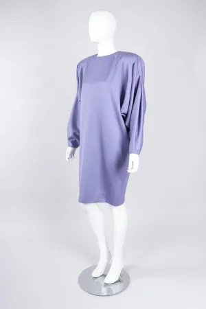 Tapered Silk Shift Dress