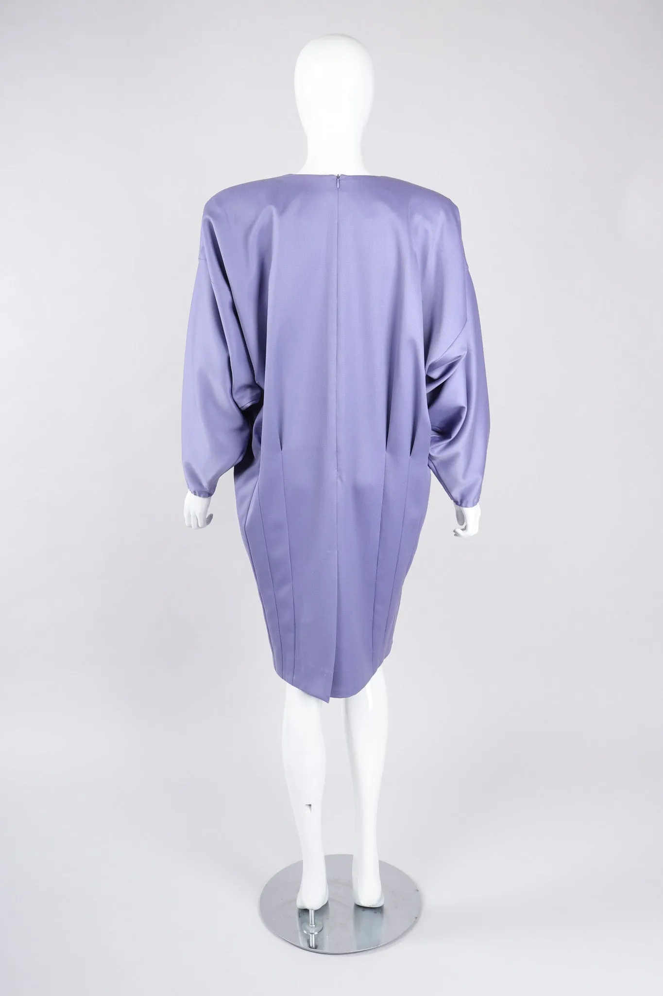 Tapered Silk Shift Dress