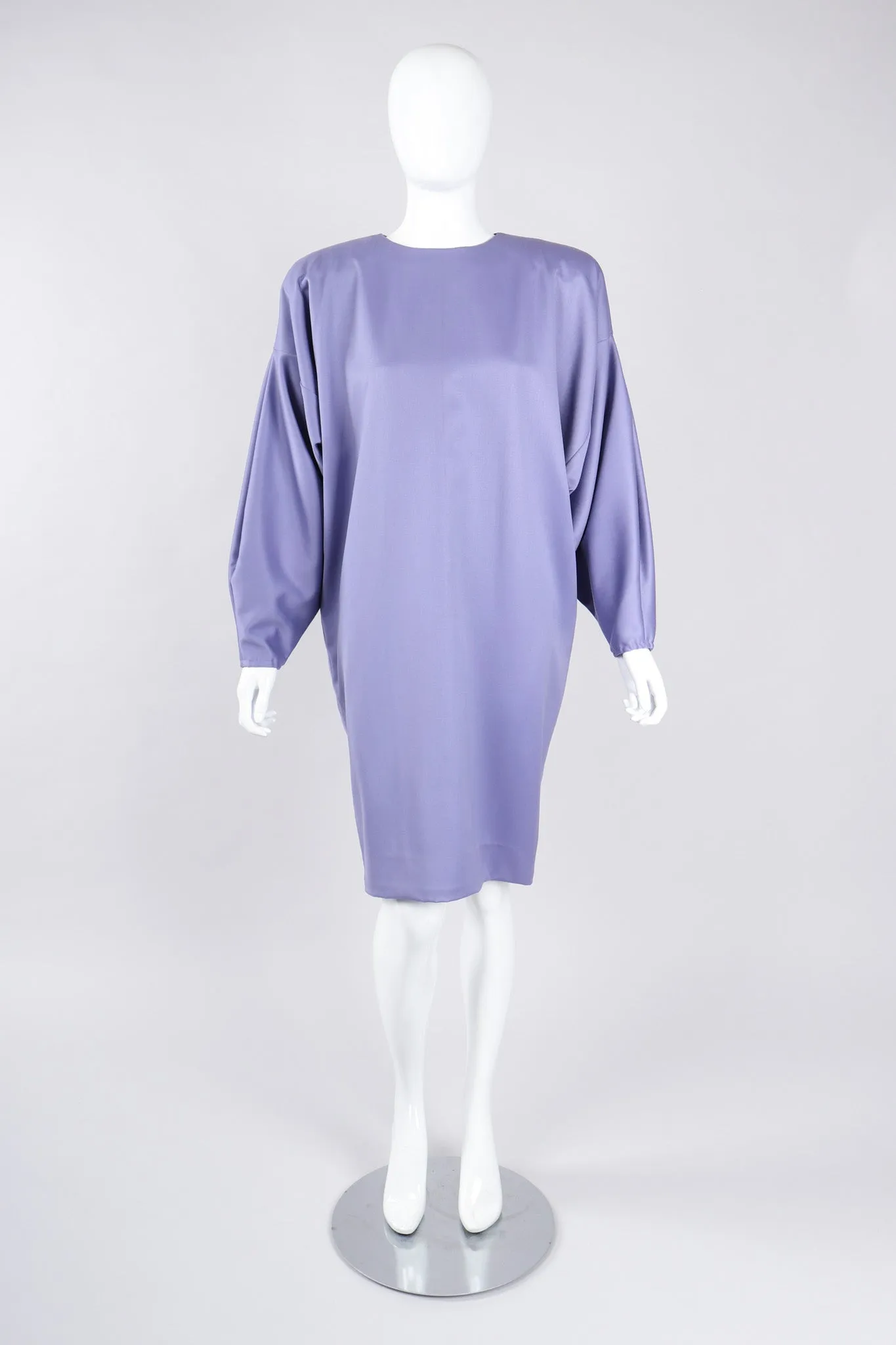 Tapered Silk Shift Dress