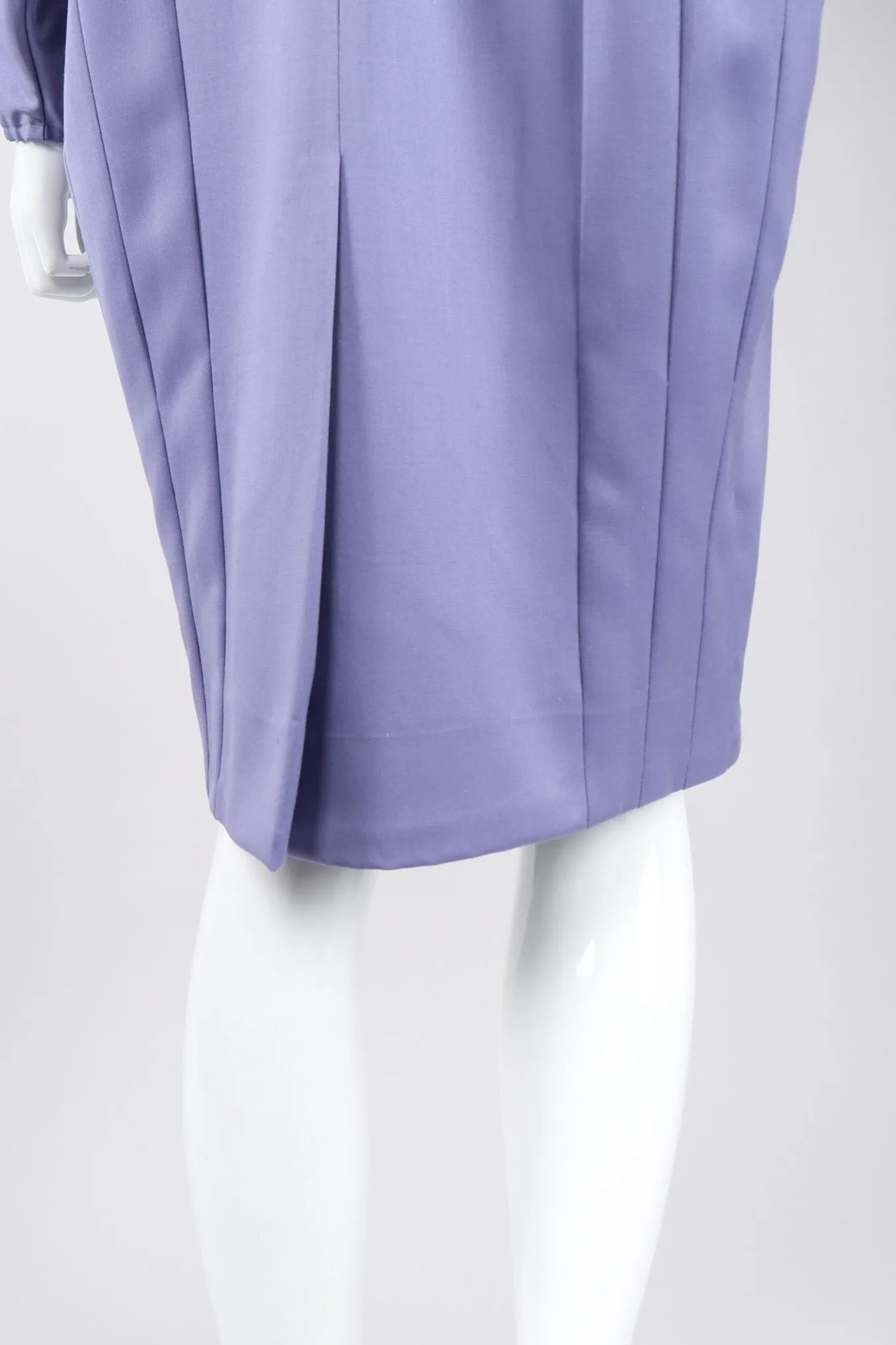Tapered Silk Shift Dress