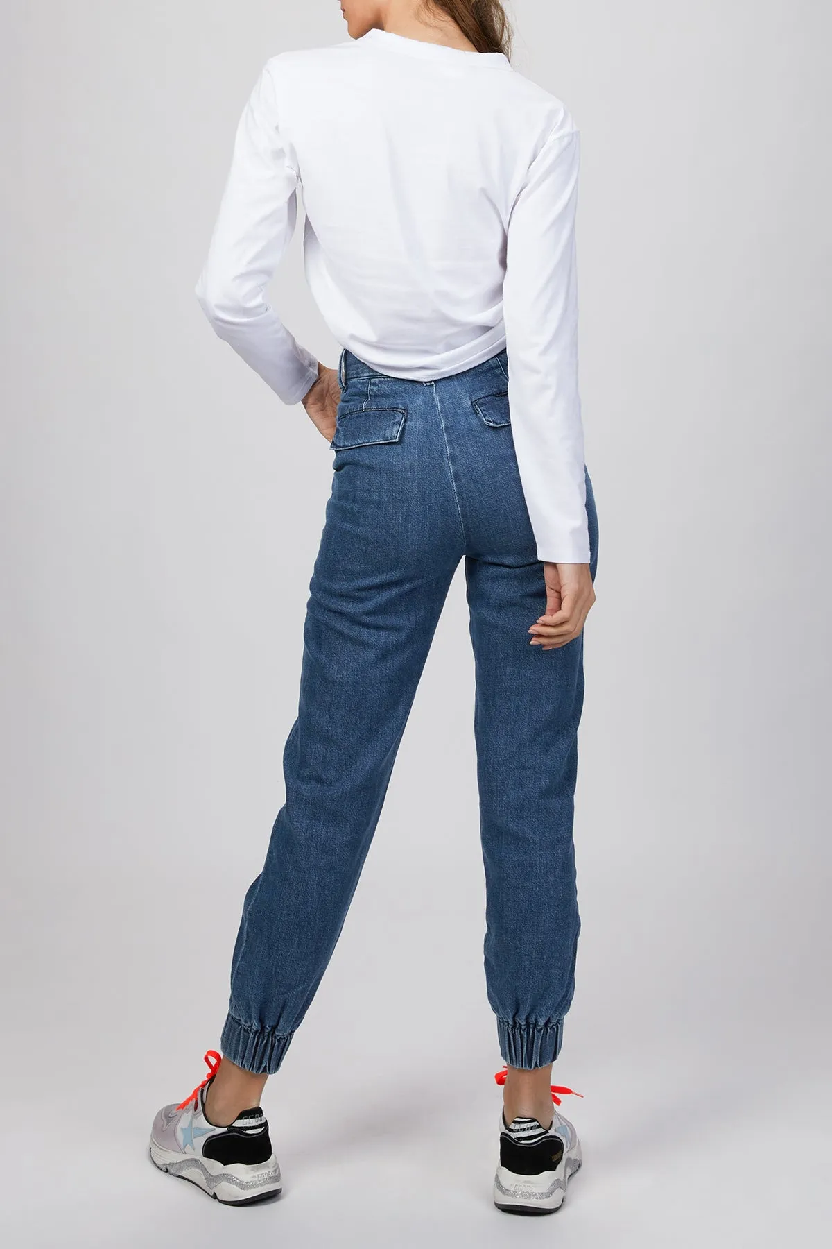 THE NICO HIGH-RISE CUFFED CARGO JEANS