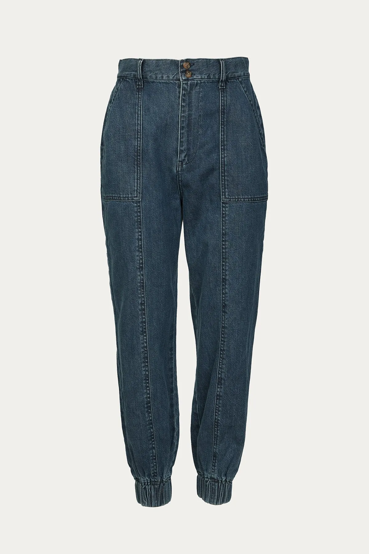 THE NICO HIGH-RISE CUFFED CARGO JEANS