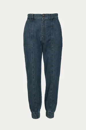 THE NICO HIGH-RISE CUFFED CARGO JEANS