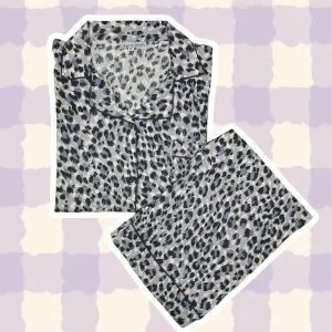 Tiger Print Linen Pjs