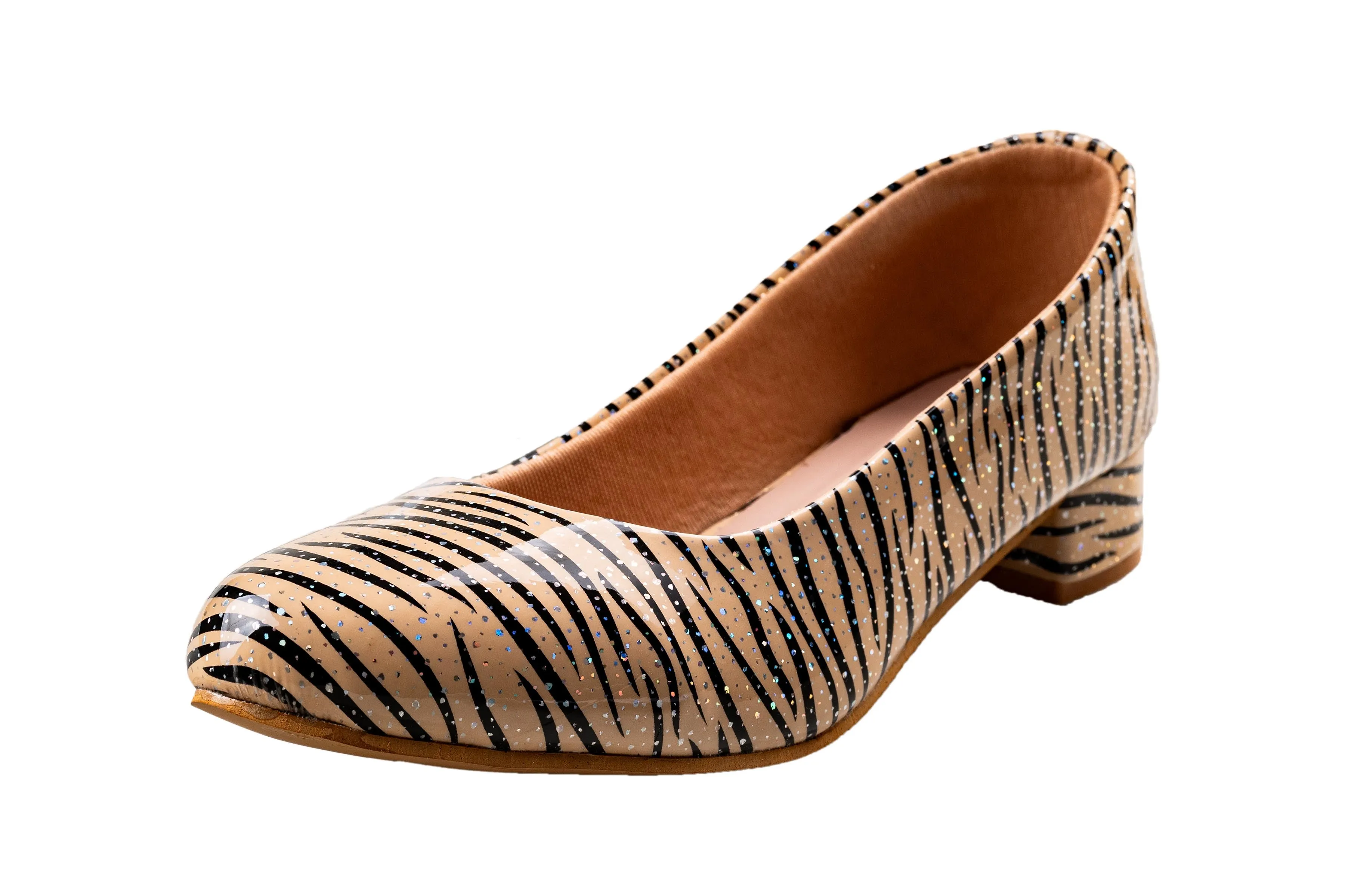 Titas Girls Golden / Black Shoe