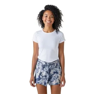 TOMMY BAHAMA Blue Lustre Fresco Floral Linen Shorts Women's Size Medium