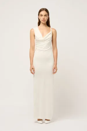 TWISTED WOMANS DRAPED DRESS