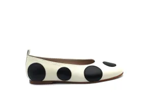 Valencia Cream Dot Flat