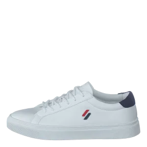 Vegan Court Sp Tennis Trainer White/supermarine Navy