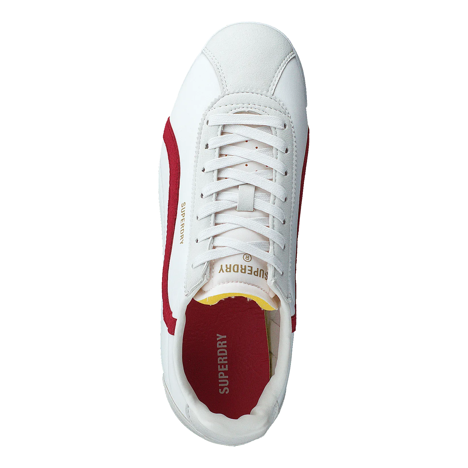 Vegan Retro Track Ov Runner Ecru/red