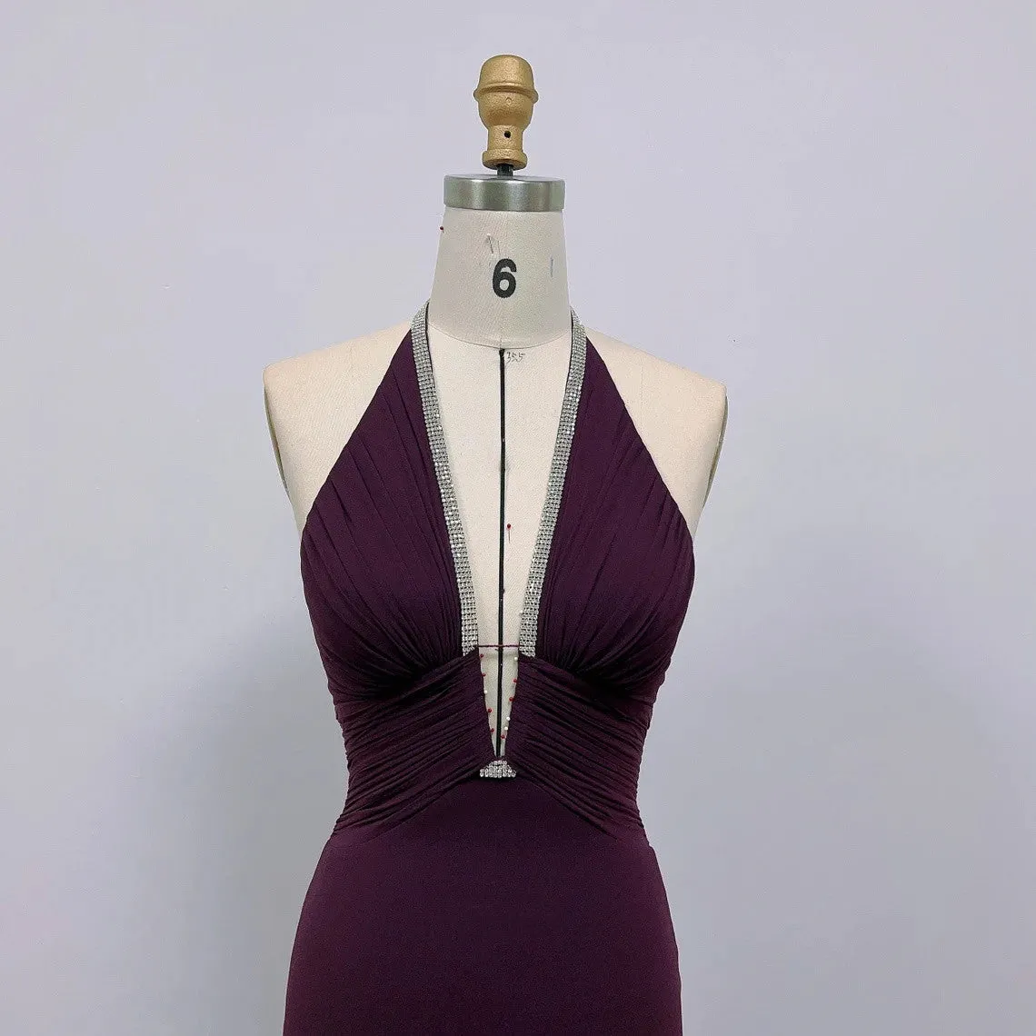 Vesper Lynd Purple Dress Casino Royale Costume