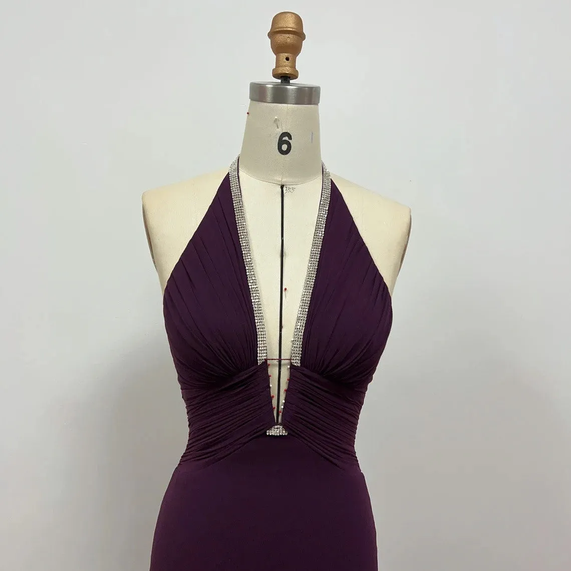 Vesper Lynd Purple Dress Casino Royale Costume