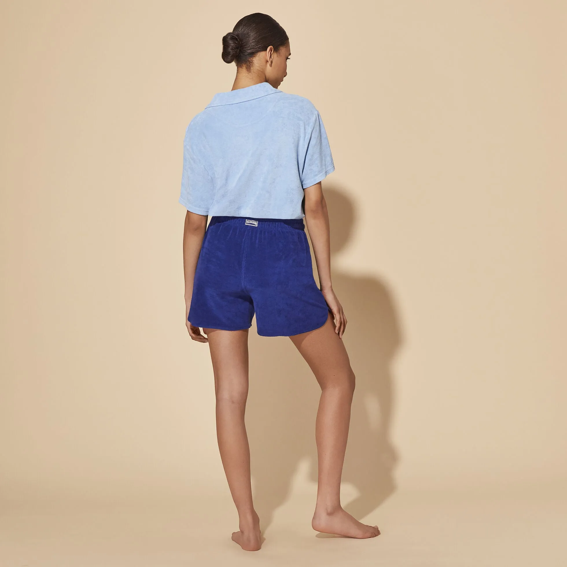 VILEBREQUIN Women Linen Terry Shorts Solid