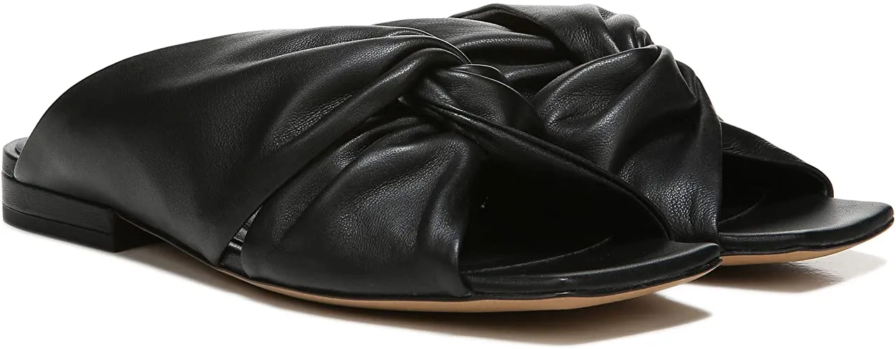 Vince Women's Zoya Loafer Flat, Black, 8.5