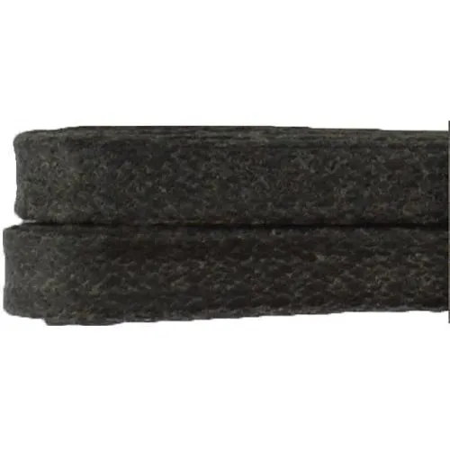 Waxed Cotton 1/4" Flat Dress Laces Custom Length with Tip - Taupe (1 Pair Pack) Shoelaces