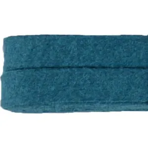 Waxed Cotton 1/4" Flat Dress Laces Custom Length with Tip - Turquoise (1 Pair Pack) Shoelaces