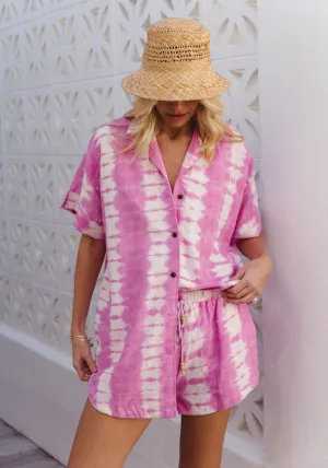 WS Oasis Shirt Tie Dye - Orchid