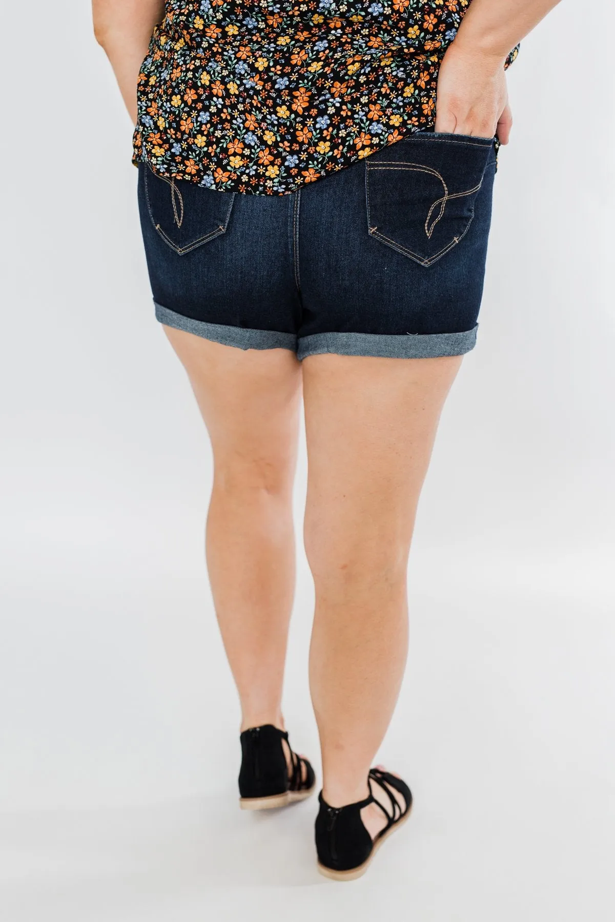 YMI Cuffed Shorts- Stephanie Wash