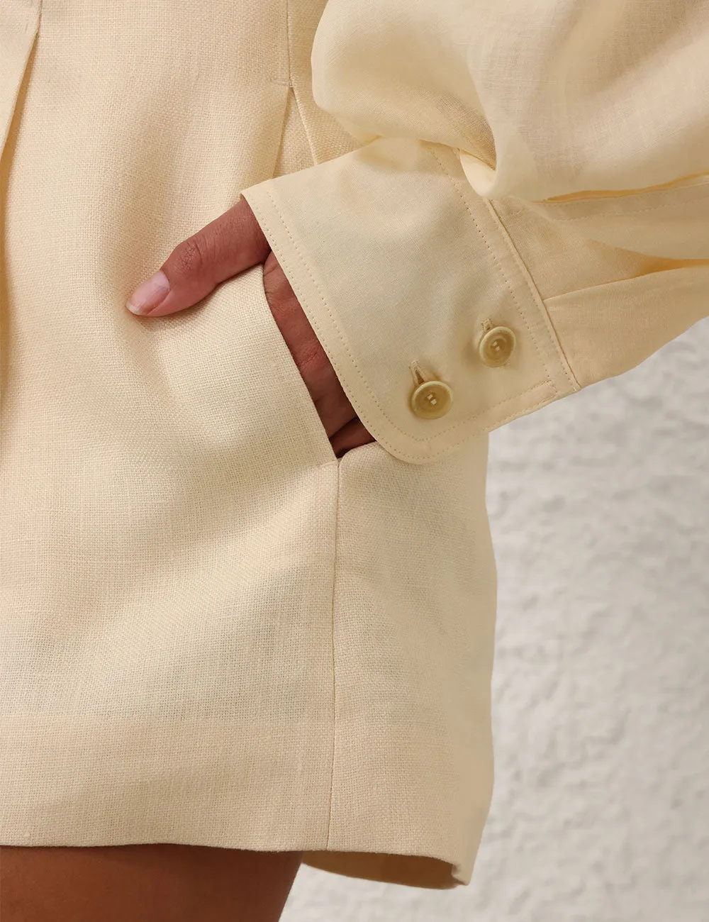 ZIMMERMANN Illuminate Linen Short