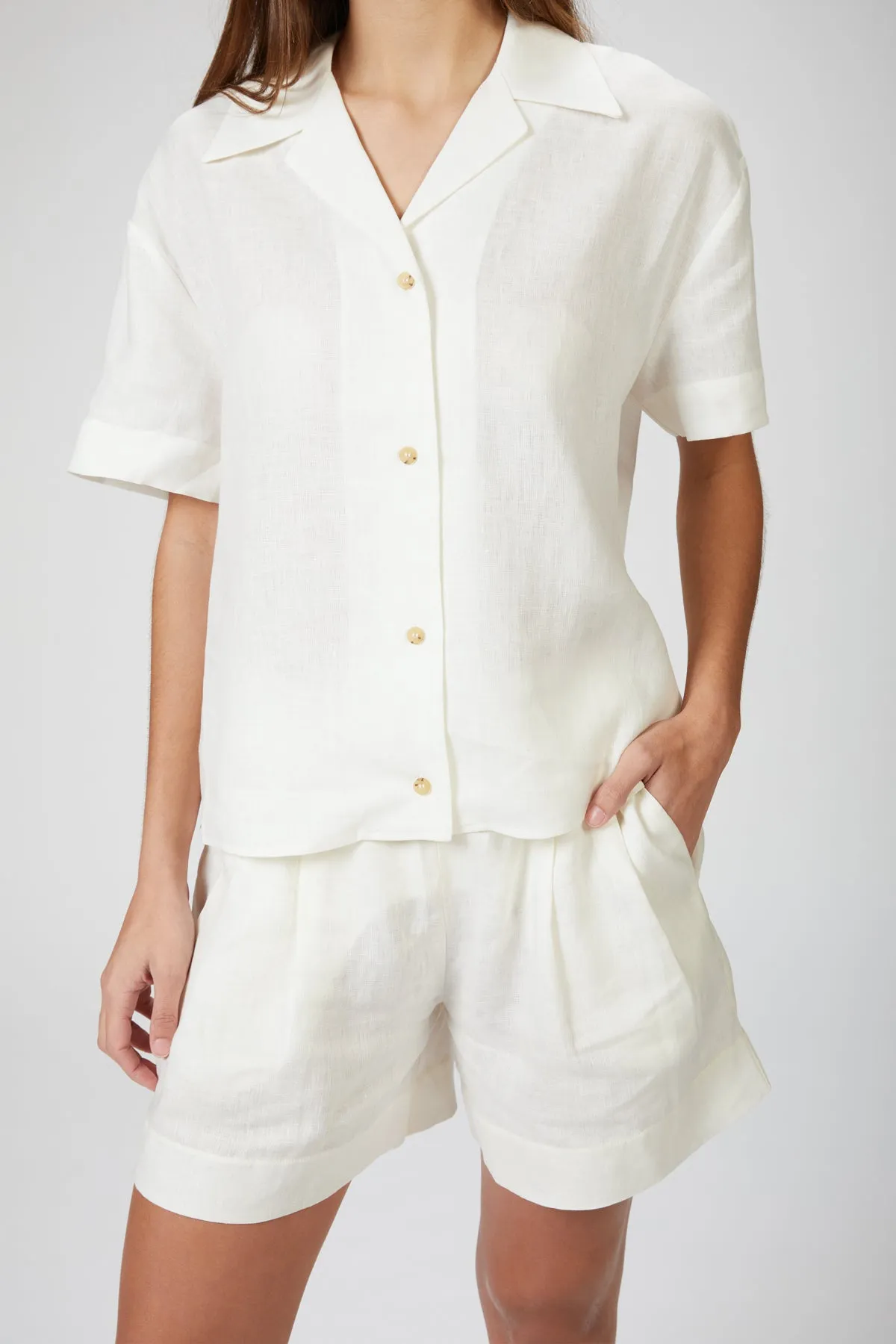 ZURICH ORGANIC LINEN SHORTS
